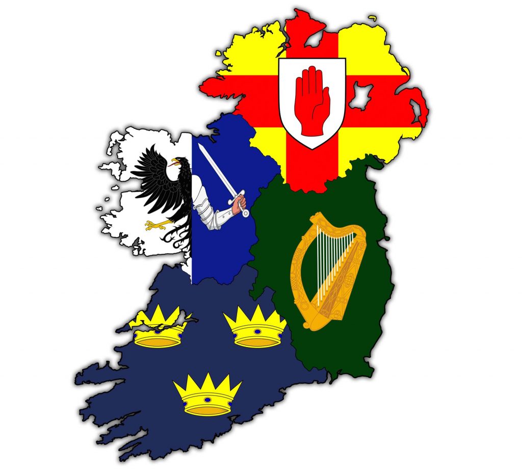 Ireland provinces map